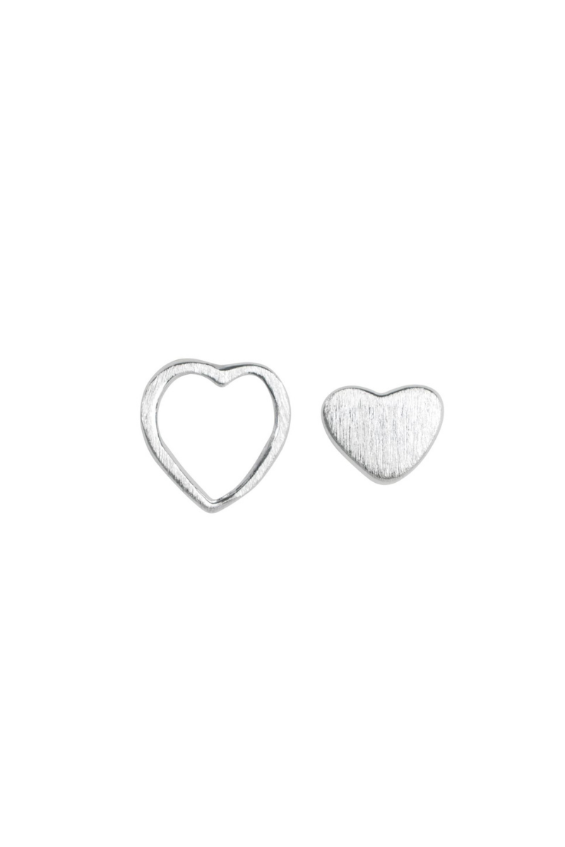 LULU Copenhagen Family Love Earrings Pair - Silver