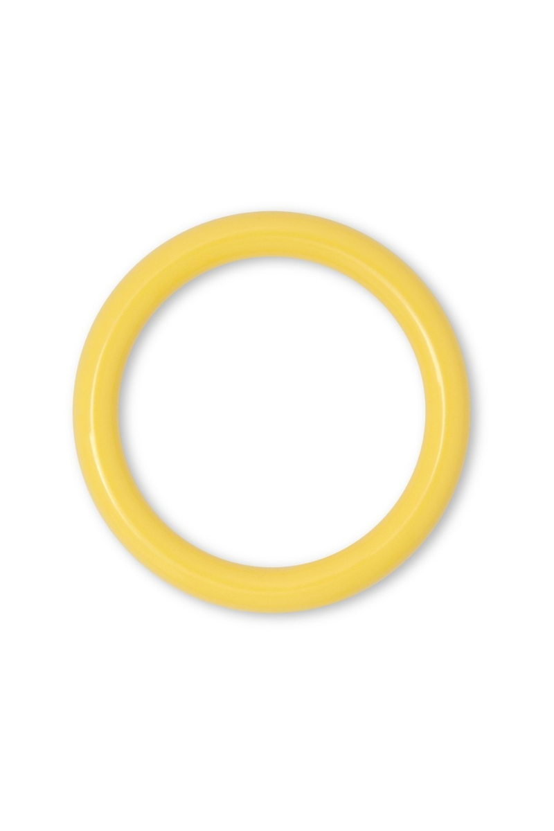 LULU Copenhagen Colourful Enamel Ring - Yellow