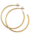 Lulu Copenhagen Large Non Hoops - Gold Plated