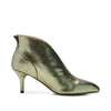 Shoe The Bear Valentine Leather Low Cut Bootie - Silver Olive