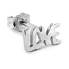 LULU Copenhagen Word Love Earring - Silver Plated