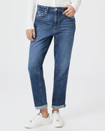 Paige Brigitte Straight Leg Raw Hem Jeans - Whatever Distressed