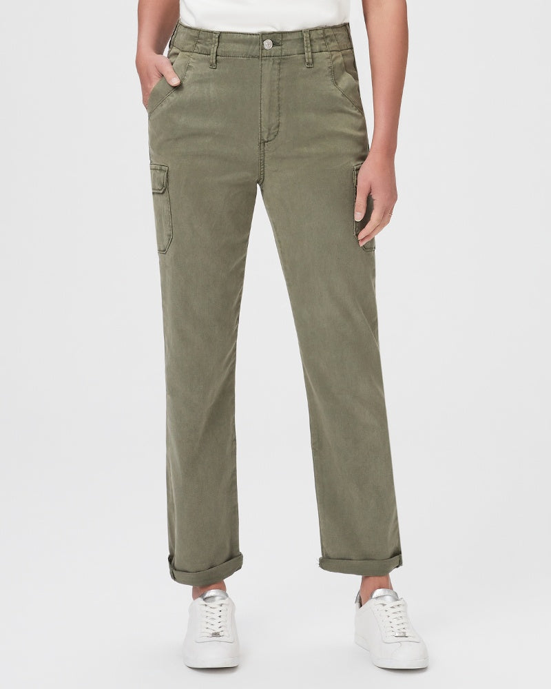 Paige Drew Cargo Jeans - Vintage Ivy Green