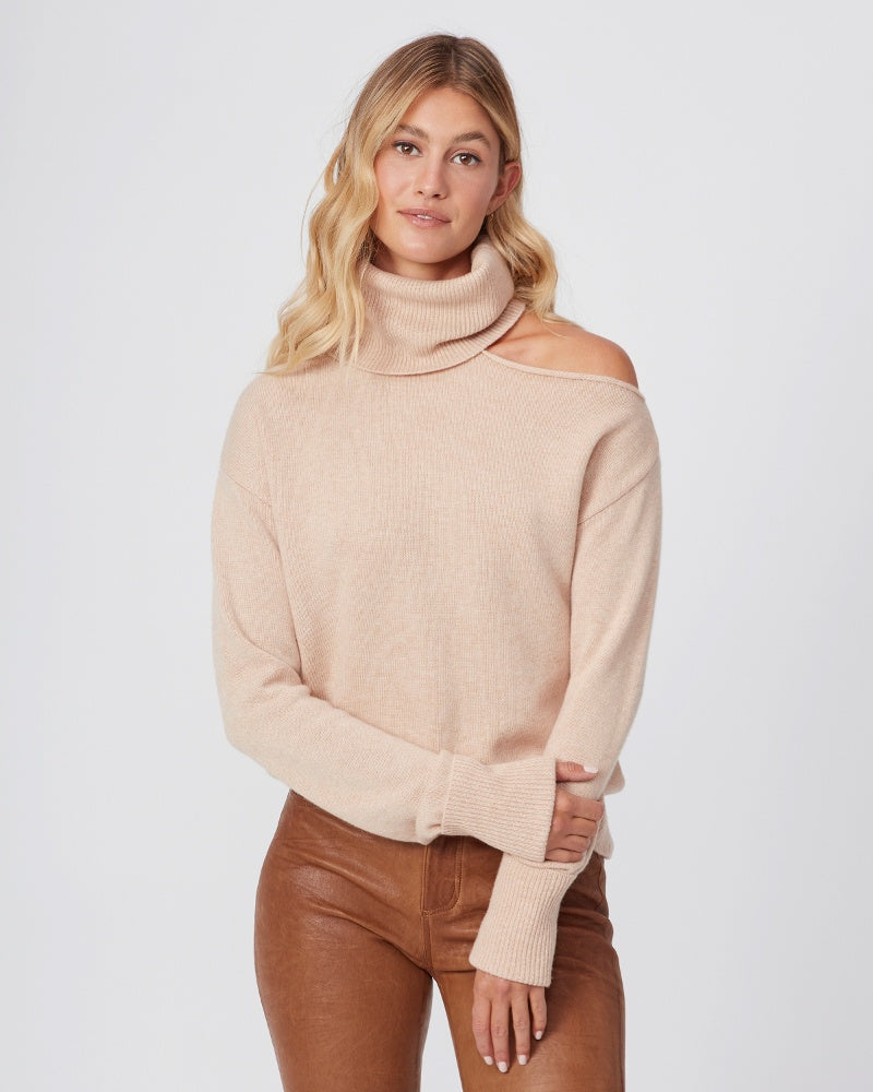 Paige Raundi Wool Sweater - Camel