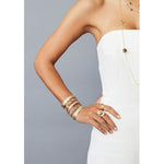 Anna Beck Multi Disc Cuff - Gold