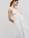 Idano Viviano Embroidered Dress - White