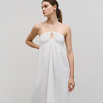 Idano Viviano Embroidered Dress - White