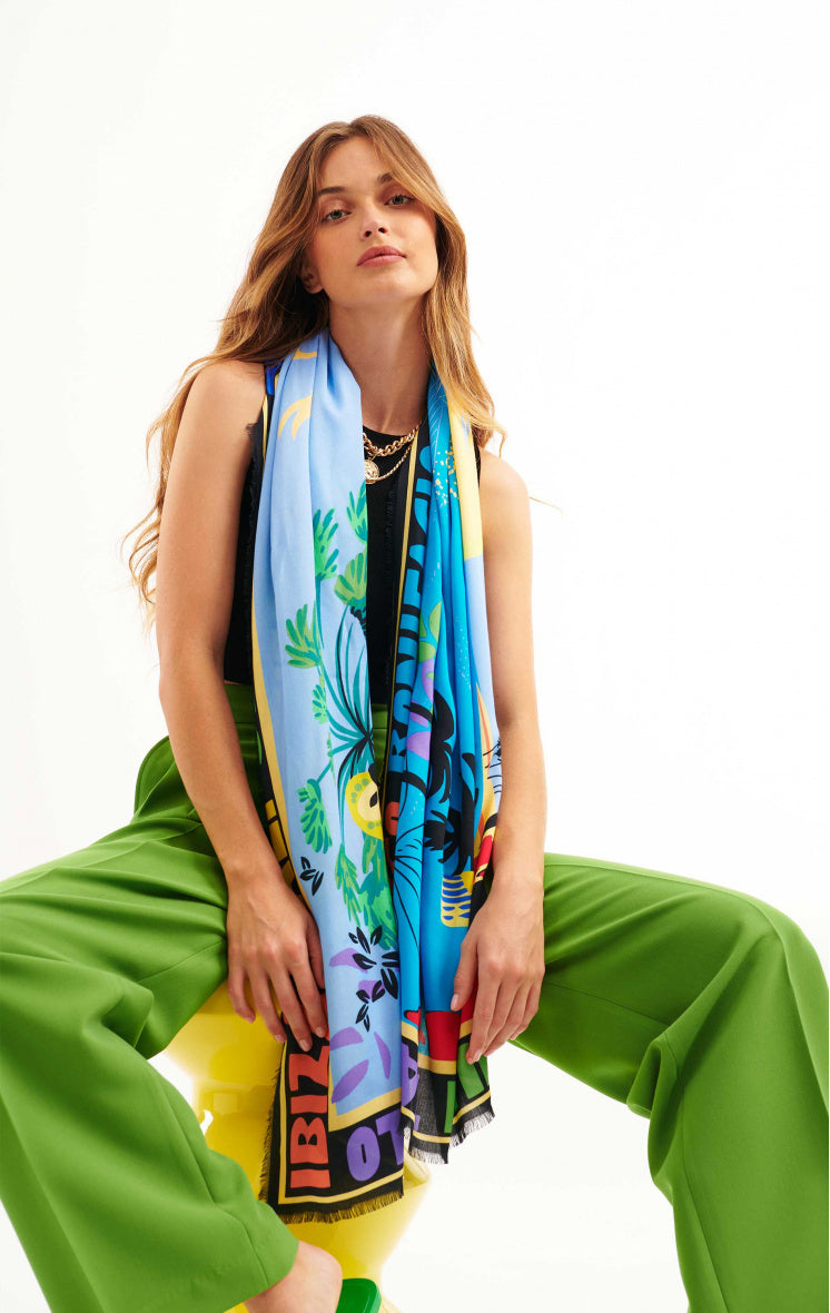 Wild Feriado Scarf - Blue