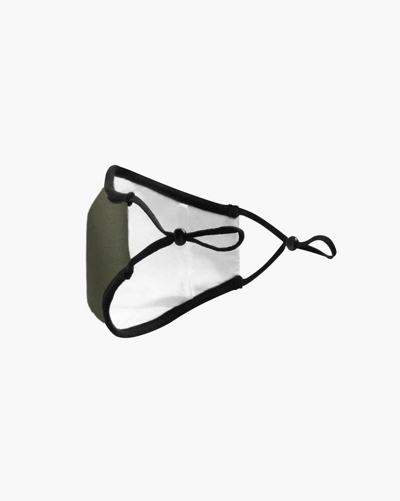 BREATHE Organic Cotton Children's Face Mask - Khaki