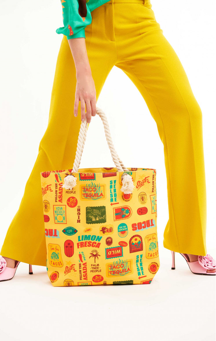 Wild Mateo Shopping Bag - Yellow