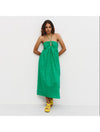Idano Viviano Embroidered Dress - Green
