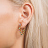Caroline Svedbom Mini Antonia Earrings Gold -  Rainbow Combo