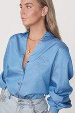 Never Fully Dressed Miley Shirt - Chambray