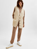 Selected Femme Sandra Knitted Trouser - Camel