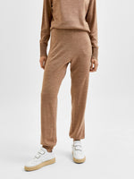 Selected Femme Sandra Knitted Trouser - Camel