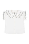 Seventy + Mochi Phoebe Blouse - White Denim