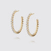 Caroline Svedbom Siri Large Earrings Gold - Crystal