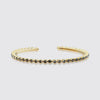 Caroline Svedbom Siri Bangle Gold - Black Diamond