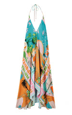 Wild Voila Vacanze Dress - Orange